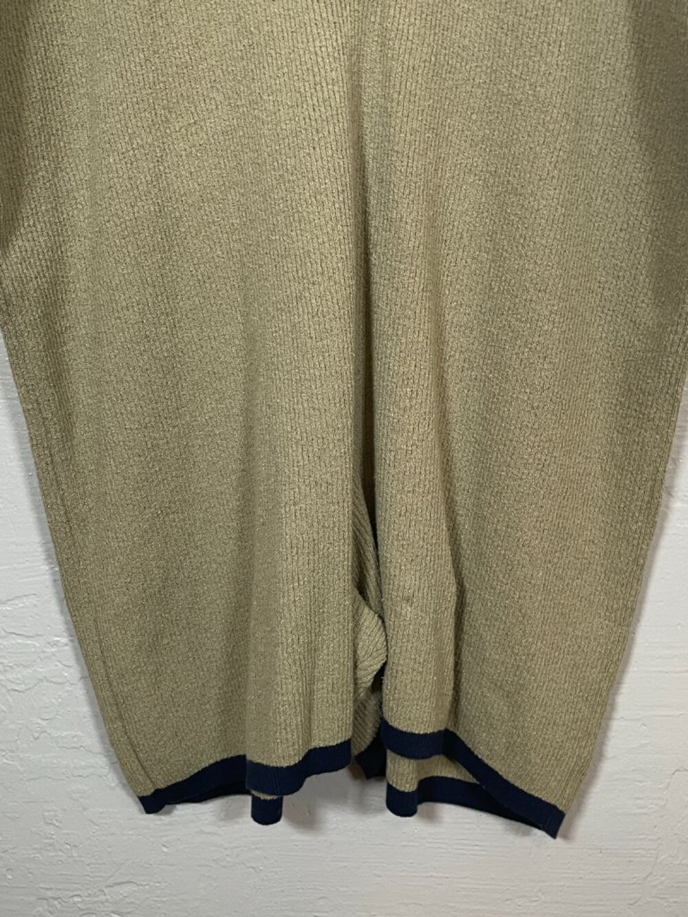 Anthropologie Olive Green and Navy Polo Jumpsuit - Picture 2 of 10